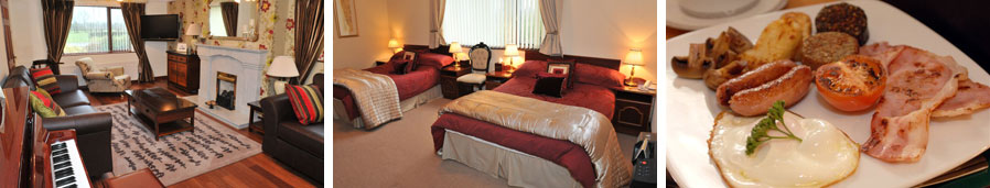 Keef Halla Country House - photos of guest rooms, bedrooms and breakfast